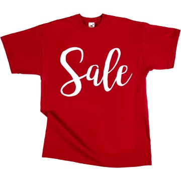 Ribbon Sale T-Shirt - XL