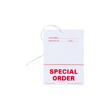 Special Order Tickets - Strung - Special Order
