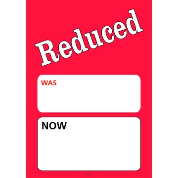 Reduced Sale Cards - A4