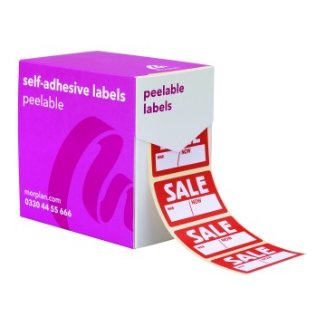 Principal Sale Stickers - Peelable - Was/Now