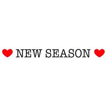 I Love Sale New Streamers - New Season - 100 x 12cm