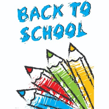 Back To School Window Cling - Centre - 70 x 50cm