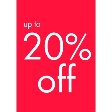 Linear Sale A-Board Posters - 20% Off - 59 x 84cm
