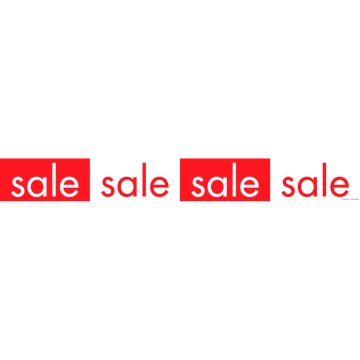 Linear Sale Streamers - Sale - 100 x 12cm