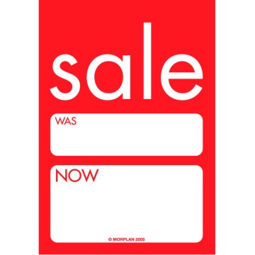 Linear Sale Cards - A8