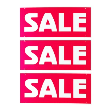 Principal Sale Hanging Signs - Sale - 33 x 76cm