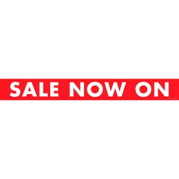 Principal Sale Streamers - Sale Now On - 100 x 12cm