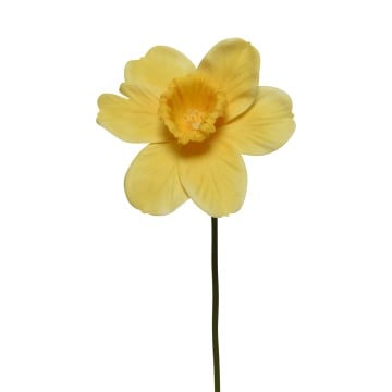 Yellow Fabric Narcissus - 39cm