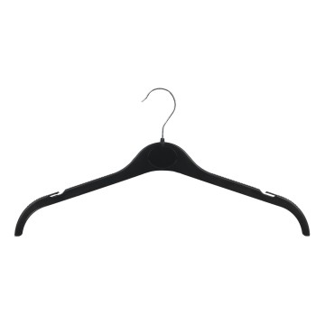 500/41 Black Plastic Dress Hangers - 41cm