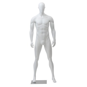 Dynamic Matt White Male Realistic Mannequin - Hands By Side