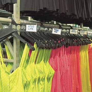 Black Warehouse Rail Dividers