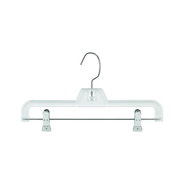 Clear American Style Plastic Clothes Hangers - Peg - 35cm