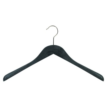 Wood-Effect Plastic Clothes Hangers - Wishbone - 44cm