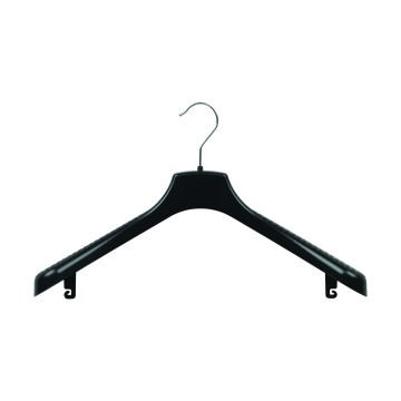 Black Prelude Plastic Clothes Hangers - Suit - 42cm