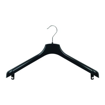 Black Prelude Plastic Clothes Hangers - Suit - 45cm