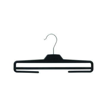 Black Prelude Plastic Clothes Hangers - Trouser - 33cm