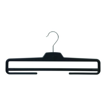 Black Prelude Plastic Clothes Hangers - Trouser - 40cm