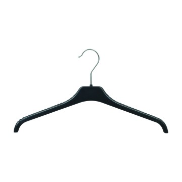 Black Prelude Plastic Clothes Hangers - Flat - 39cm