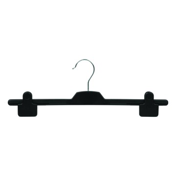 Black Prelude Plastic Clothes Hangers - Peg - 40cm