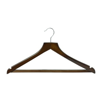 Dark Wooden Clothes Hangers - Wishbone - 45cm