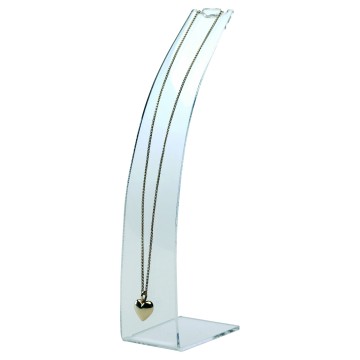 Clear Acrylic Narrow Necklace Stand - 270mm