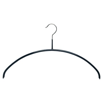 Black Mawa Non-Slip Knitwear Hangers - Curved - 46cm