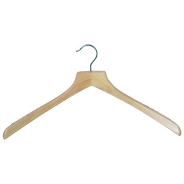 Natural Wooden Clothes Hangers - Shoulder - 43cm