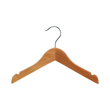 Natural Wood Childrens Clothes Hangers - Wishbone - 28cm