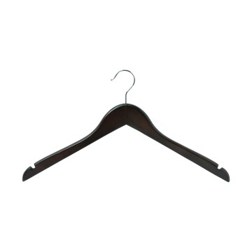 Dark Wooden Clothes Hangers - Wishbone - 43cm