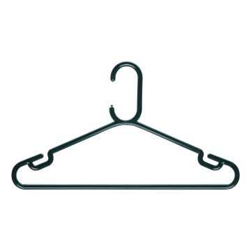 Black Rainbow Clothes Hangers - Economy - 42cm