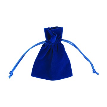 Blue Velvet Jewellery Bags - 8 x 10cm