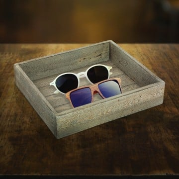 Heritage Rustic Wooden Display Tray