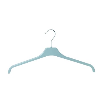 Grey Prelude Plastic Clothes Hangers - Flat - 43cm