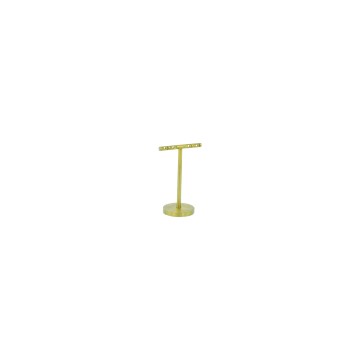 Brushed Gold & Grey Metal T Stand - 50 x 80 x 35mm