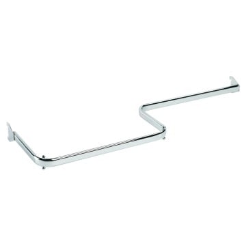 Twinslot Chrome Combination Rails - 100cm