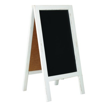 Heritage White A-Frame Chalkboard
