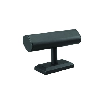 Deluxe Black Leatherette Bangle Stand - 1 Tier