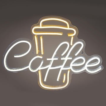 LED Neon Coffee Sign - 30 x 40cm
