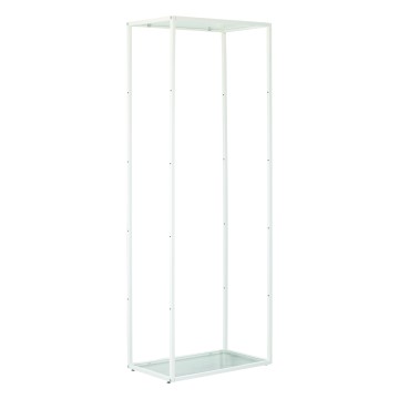 Edge White & Glass Freestanding Unit - 177 x 64 x 39cm