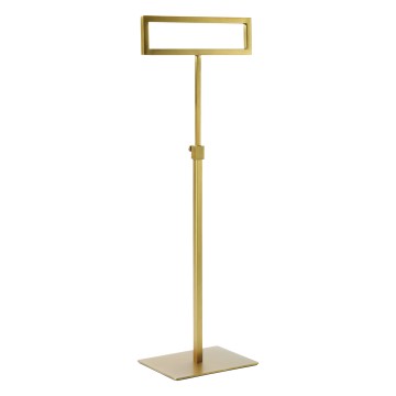 Scarf Display Stand - Gold Finish - 42-66cm