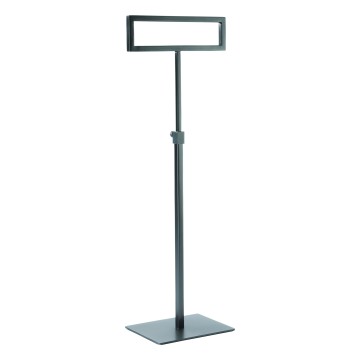 Scarf Display Stand - Black Finish - 42-66cm