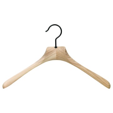 Luxury Ash Natural Wooden Clothes Hangers - Wishbone - 43cm