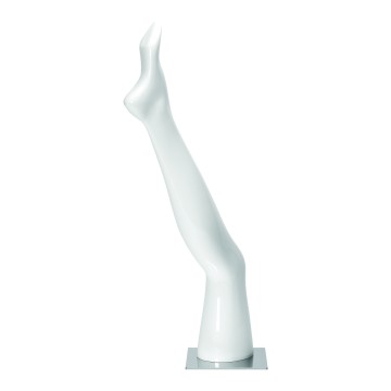 Gloss White Female Display Leg - 84cm