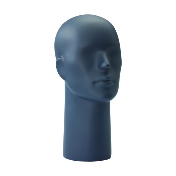 Abstract Grey Male Display Head - 38cm