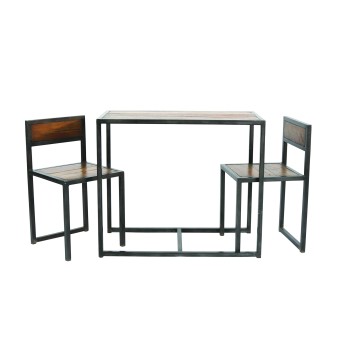 Blue City Table & Chairs Set - 90 x 47 x 77cm