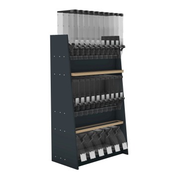 Zero Waste Shelving Unit with Gravity & Scoop Dispensers