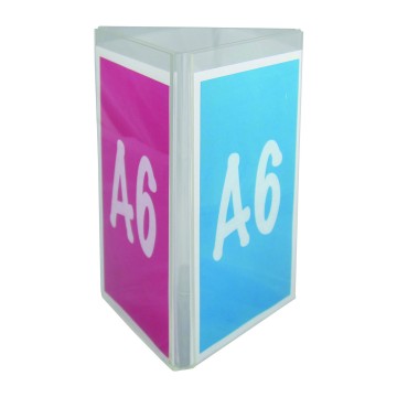 3-Sided Acrylic Menu Stands