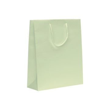 Almond Laminated Matt Paper Carrier Bags