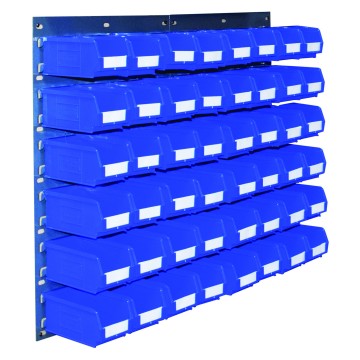 Topstore Wall Mounted Storage Bin Panel Kits