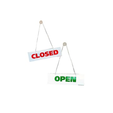 Open/Closed Shop Signs